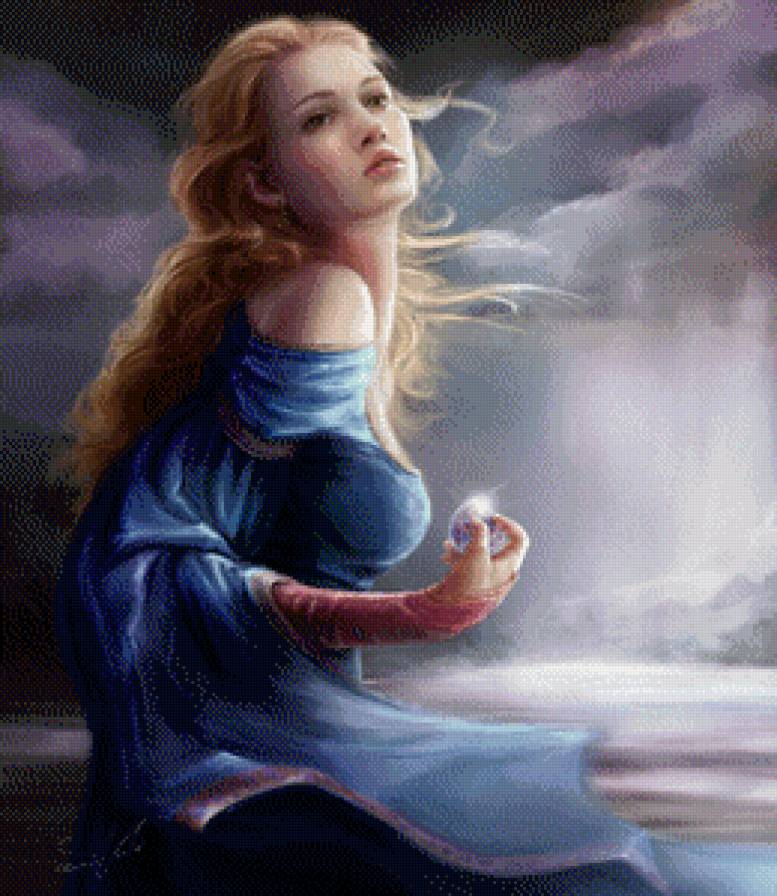 Девушка - красавица, девушка, фэнтези - предпросмотр