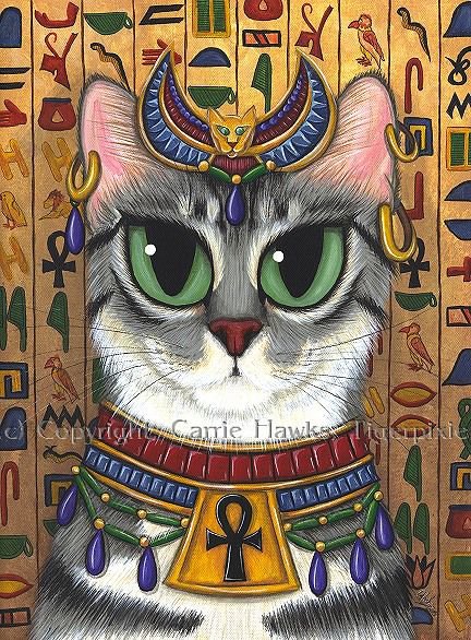 Египетская кошечка - коты, животные - оригинал