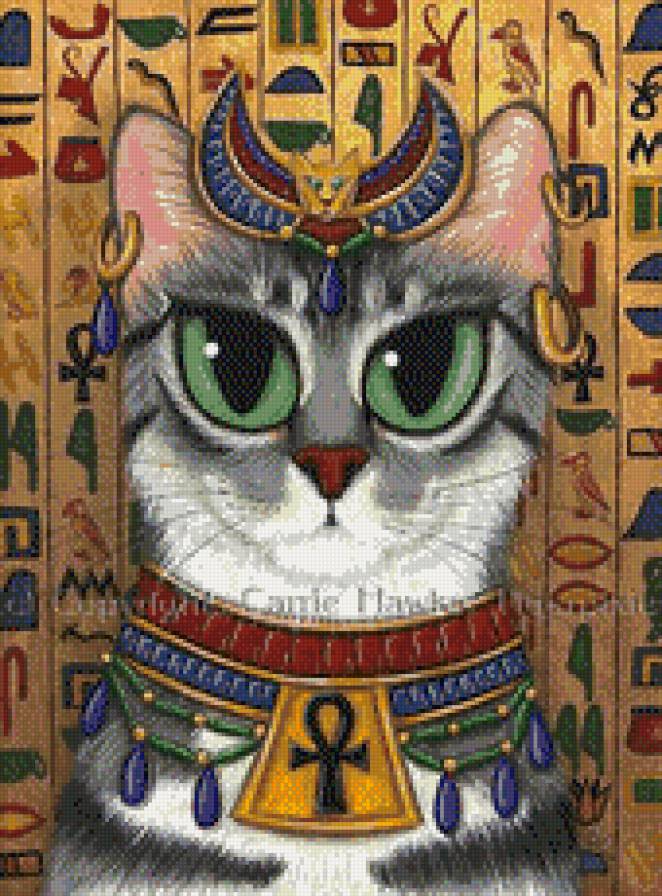 Египетская кошечка - животные, коты - предпросмотр