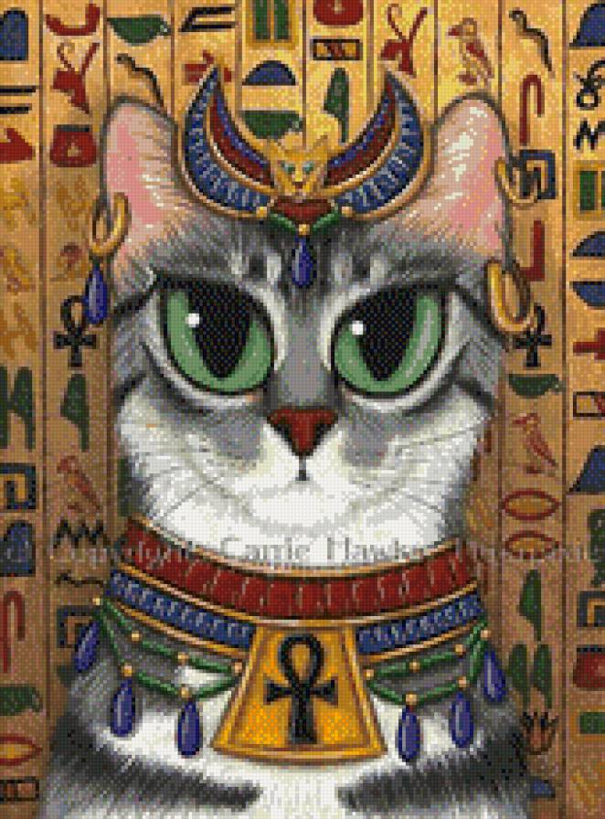 Египетская кошечка - животные, коты - предпросмотр