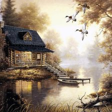 Схема вышивки «Безмятежность»