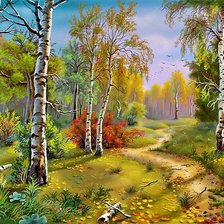 березовая роща