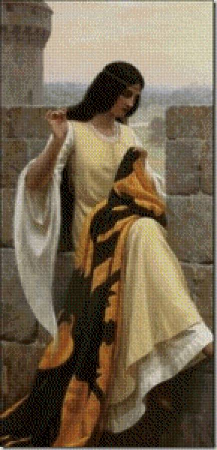 античная девушка - красота женщины, женщины, девушка, женщина, картина, картины - предпросмотр