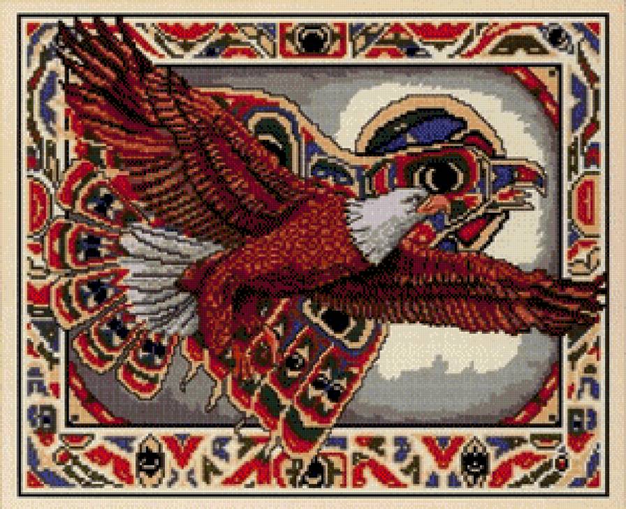 Летящий орел - полет, орел - предпросмотр