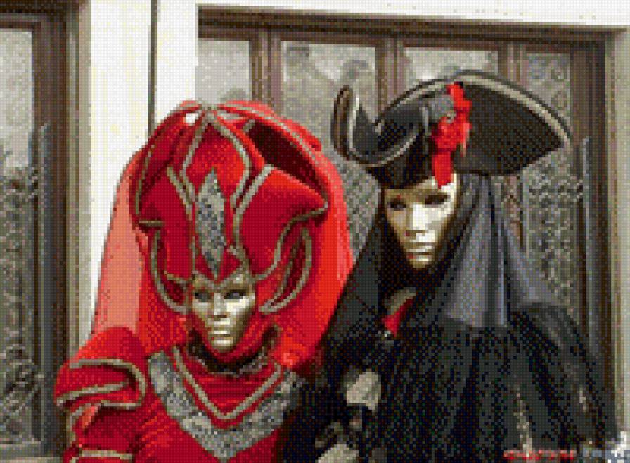 Венецианские маски - предпросмотр