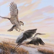 Схема вышивки «охота»