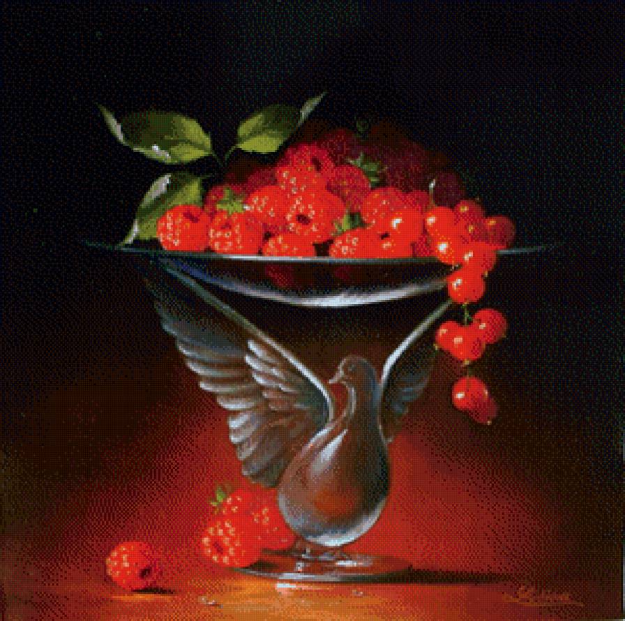 №489494 - кухня, натюрморт, ягоды, ваза - предпросмотр