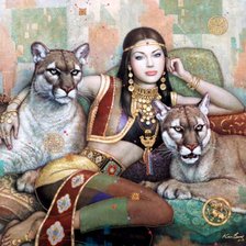 Схема вышивки «Художник Karl Bang»