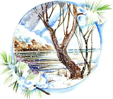 Зима - времена года - оригинал