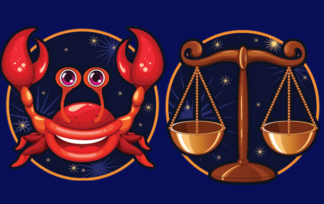 рак и весы - зодиаки - оригинал