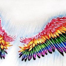 Схема вышивки «крылья мечты»