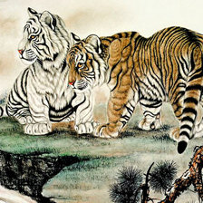 Схема вышивки «принцы джунглей»