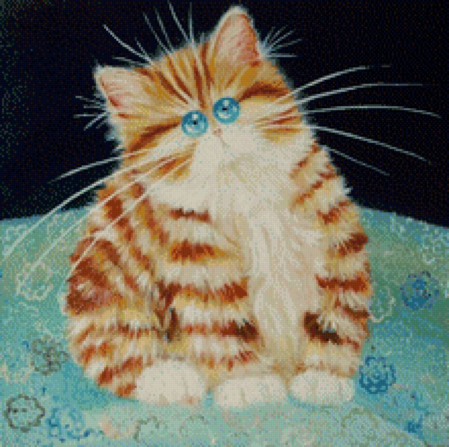 Кошки художник Kim Haskins - работы художников, кошки - предпросмотр