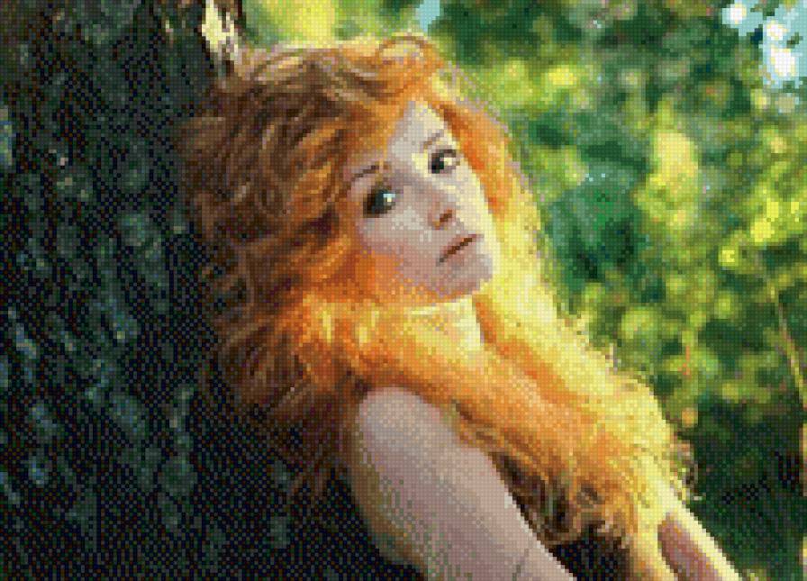 Рыжая - лес, девушка, рыжая - предпросмотр