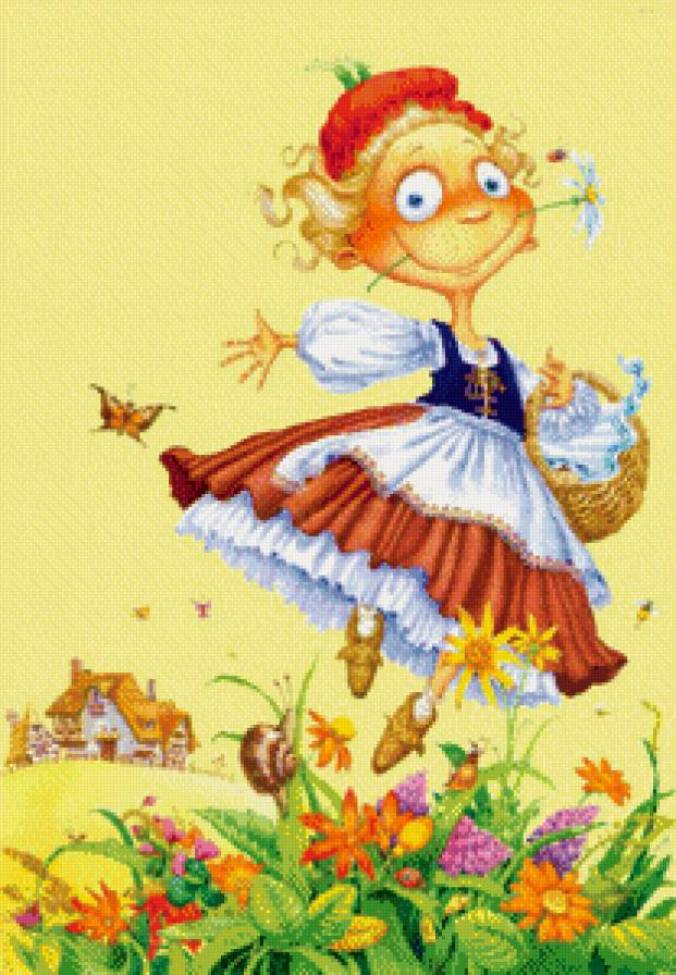 красная шапочка - девочка, мультики, деткие - предпросмотр