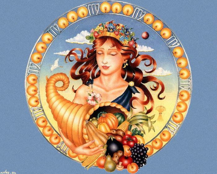 рог изобилия - картина - оригинал