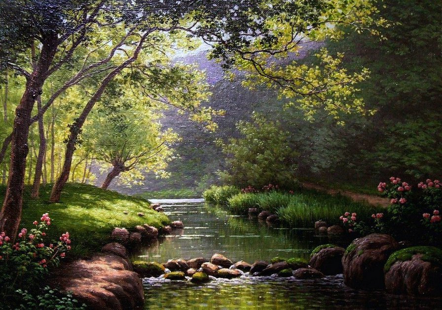 Ручей - оригинал