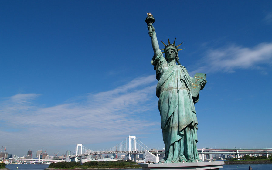 США - статуя, мир, сша, города - оригинал
