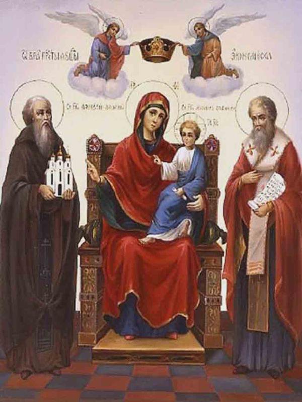 Экономисса - экономисса, икона, божья матерь, домостроительница - оригинал