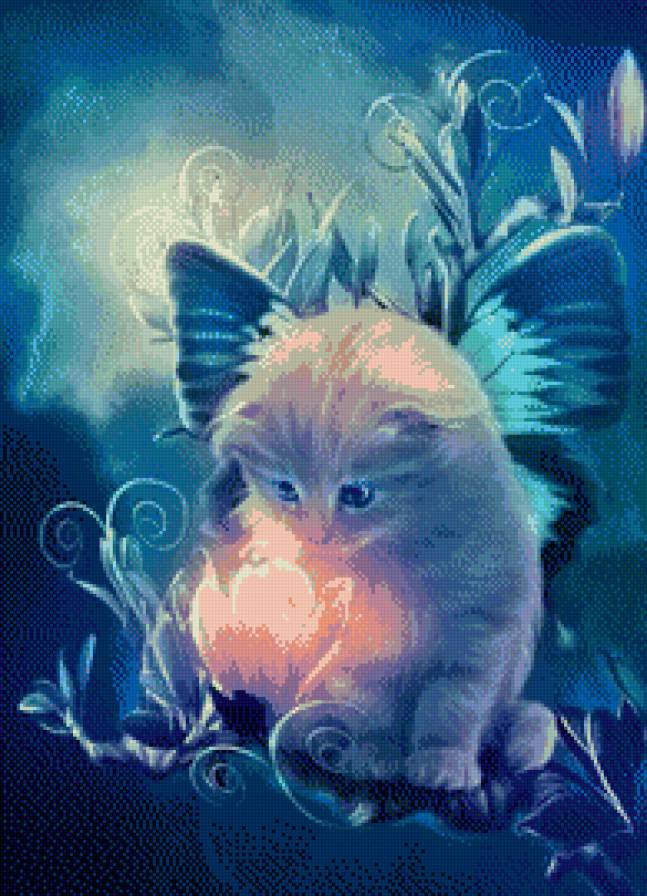 Котенок - фэнтази, котенок - предпросмотр
