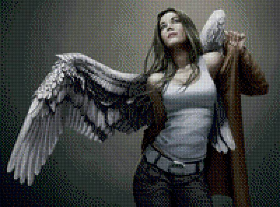 Ангел - ангел, девушка - предпросмотр