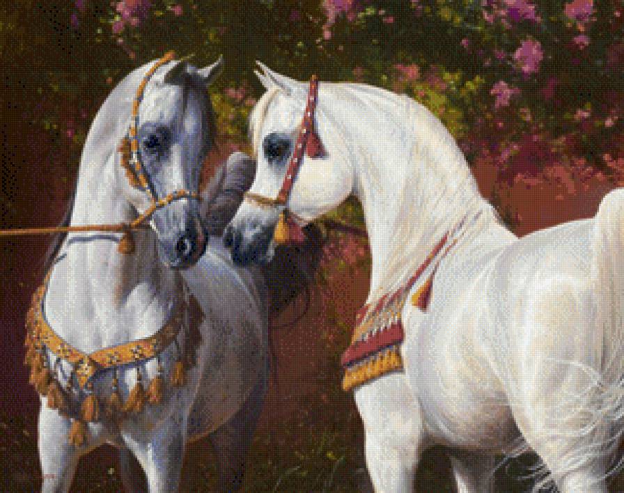 кони - картина - предпросмотр