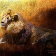 Схема вышивки «лев на солнце»