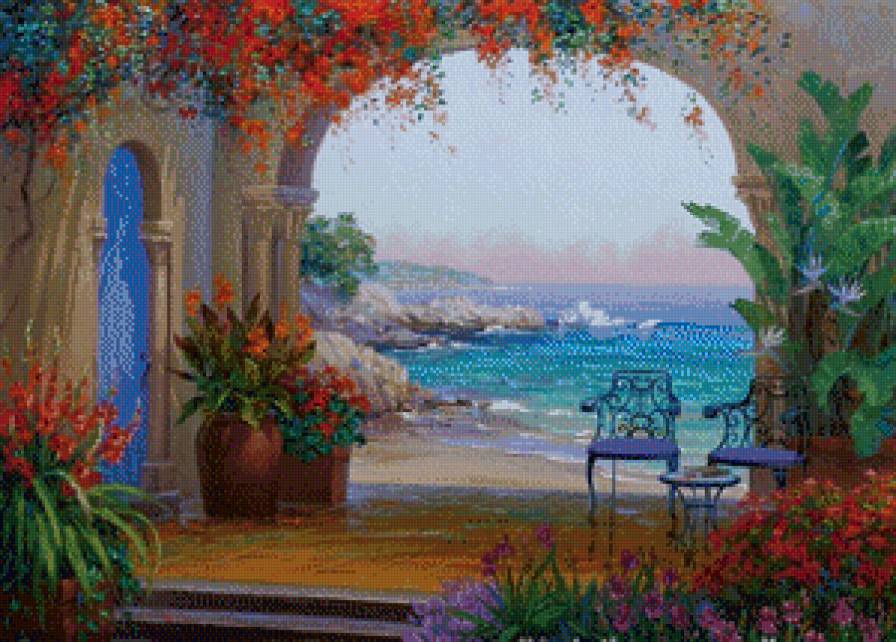 С видом на море... - пейзаж, море - предпросмотр