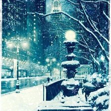 Снежный город