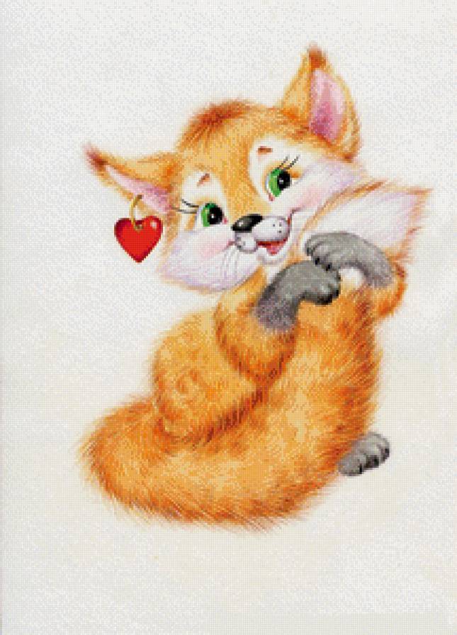 Лисёнок - животные, лиса - предпросмотр