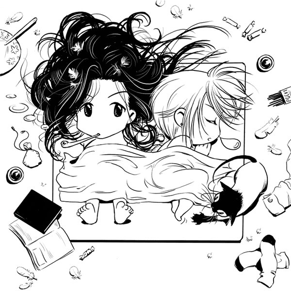 монохром - сон, черно-белое, монохром, пара - оригинал