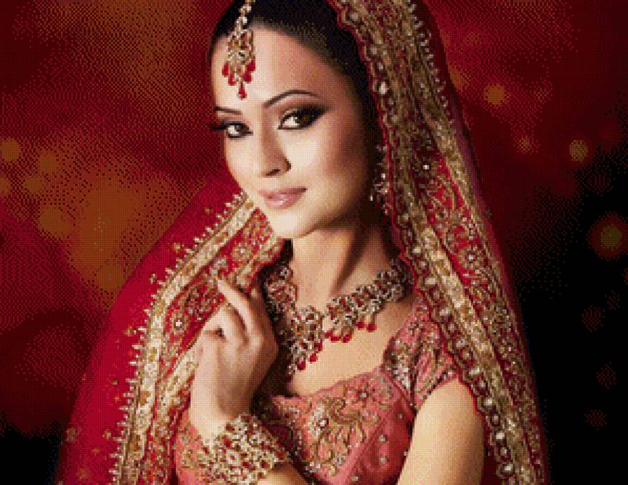 индианка - украшения, индия, девушка - предпросмотр