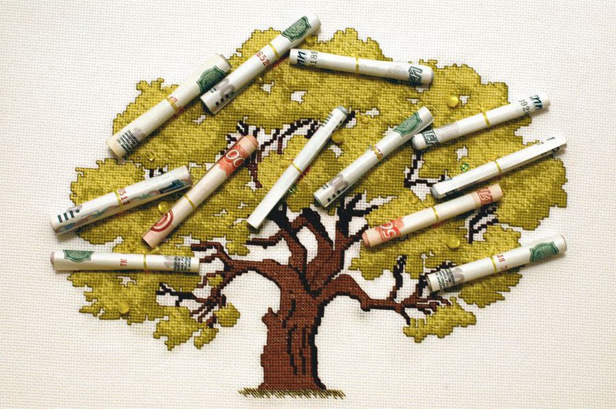 денекжное днрево - дерево.деньги. природа красота - оригинал