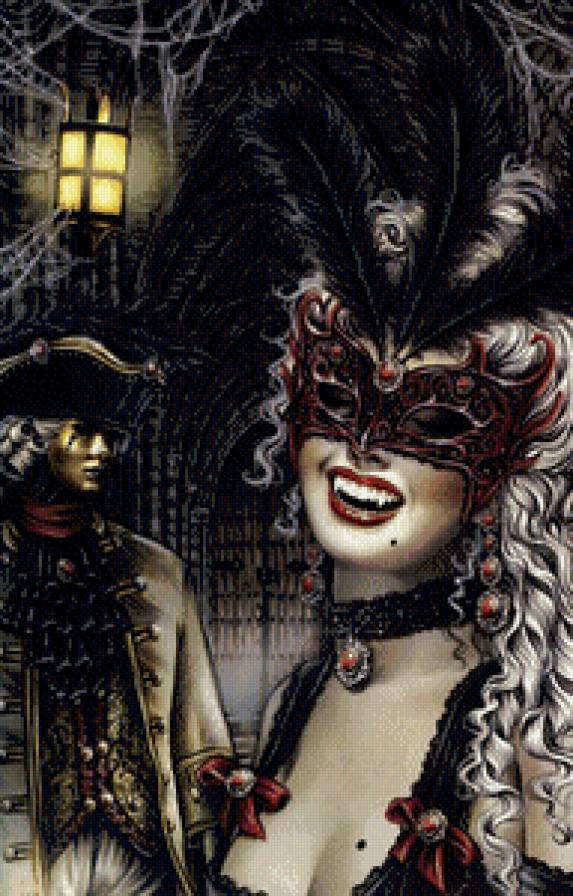 Маскарад - девушка, вампир, маскарад - предпросмотр