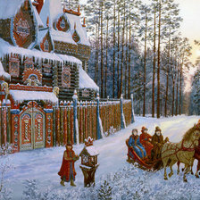 Схема вышивки «русские сказки»