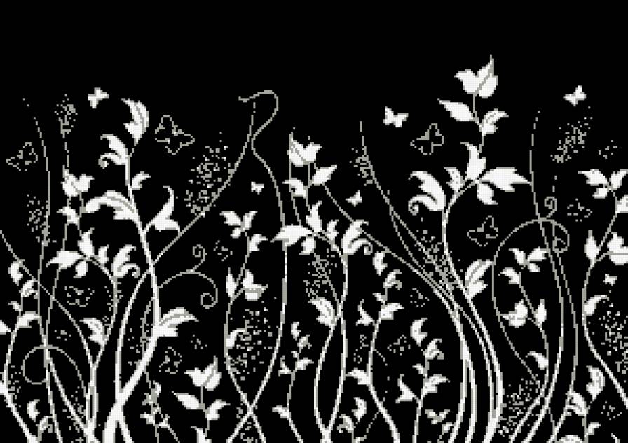 ночные бабочки монохром - монохром, бабочки - предпросмотр
