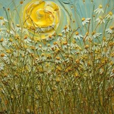 Схема вышивки «Ромашки»