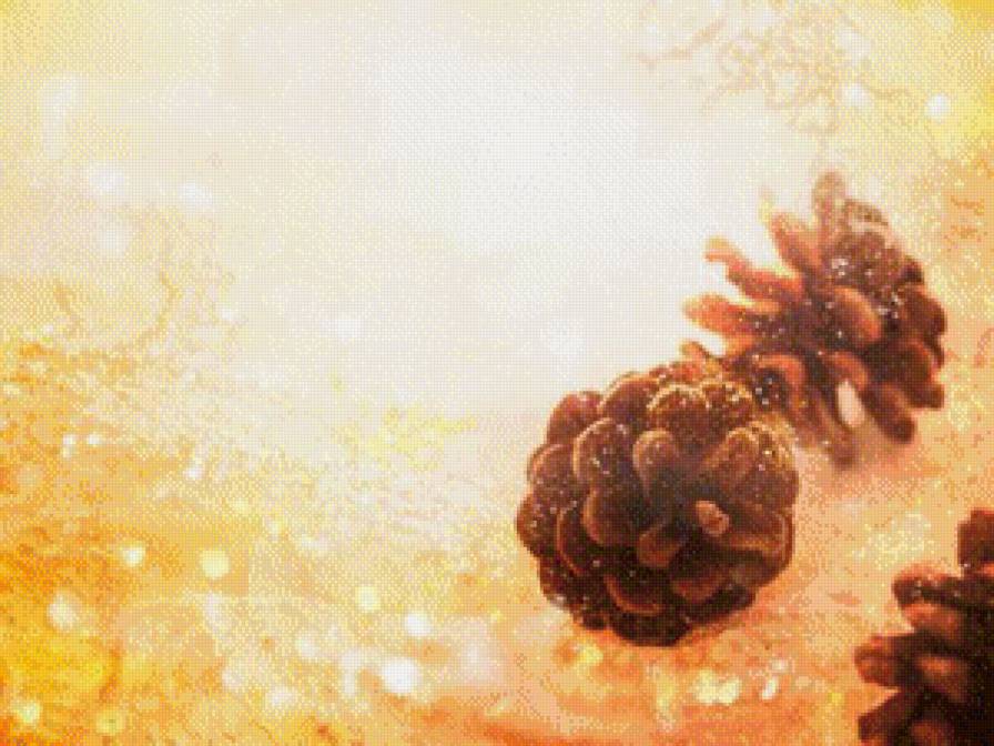 Панно. Шишки. - шишки, панно - предпросмотр