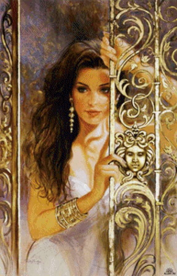 Девушка-загадка - девушка, красавица, дама - предпросмотр