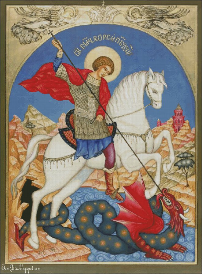 Георгий Победоносец - религия, икона - оригинал