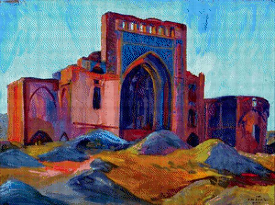 туркменистан - картина, искусство, живопись, сарьян - предпросмотр