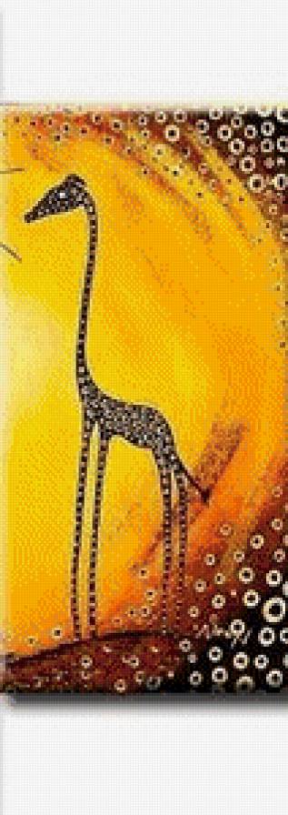 Триптих.Африканские мотивы в детскую. ч.3 - африканские мотивы, триптих, детские - предпросмотр