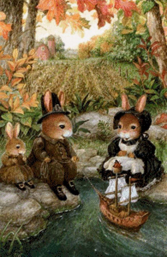 осень - зайки, кораблики - предпросмотр