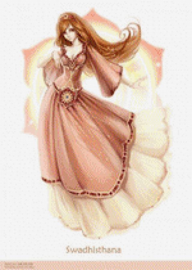 девушка - рисунок, девушка - предпросмотр