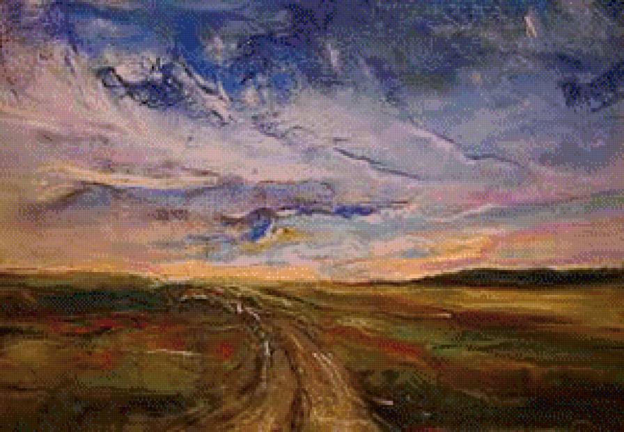 Jesienny pejzaz - ocen, ziwopis - предпросмотр