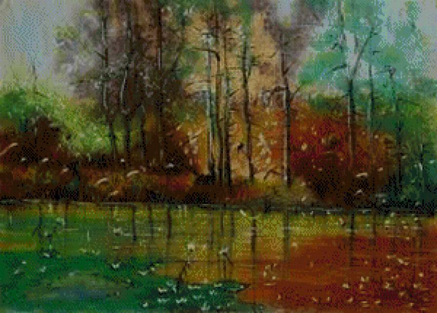 Jesienny pejzaz - ziwopis, ocen - предпросмотр