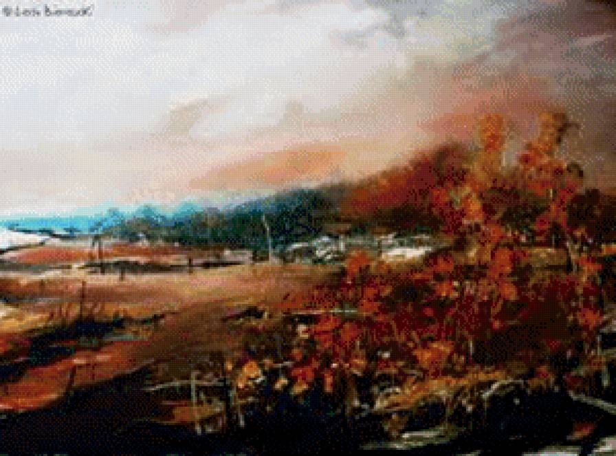 Jesienny pejzaz - ziwopis, ocen - предпросмотр