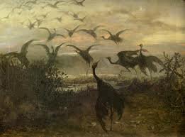 Jesienny pejzaz - ptaki, ocen - оригинал