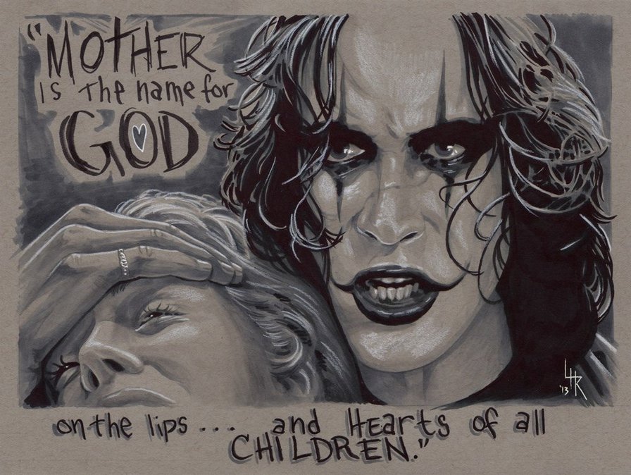 Ворон - ворон, брендон ли - оригинал