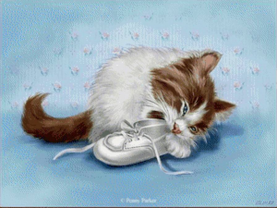 Котенок - кот, животные, детская, приколы - предпросмотр